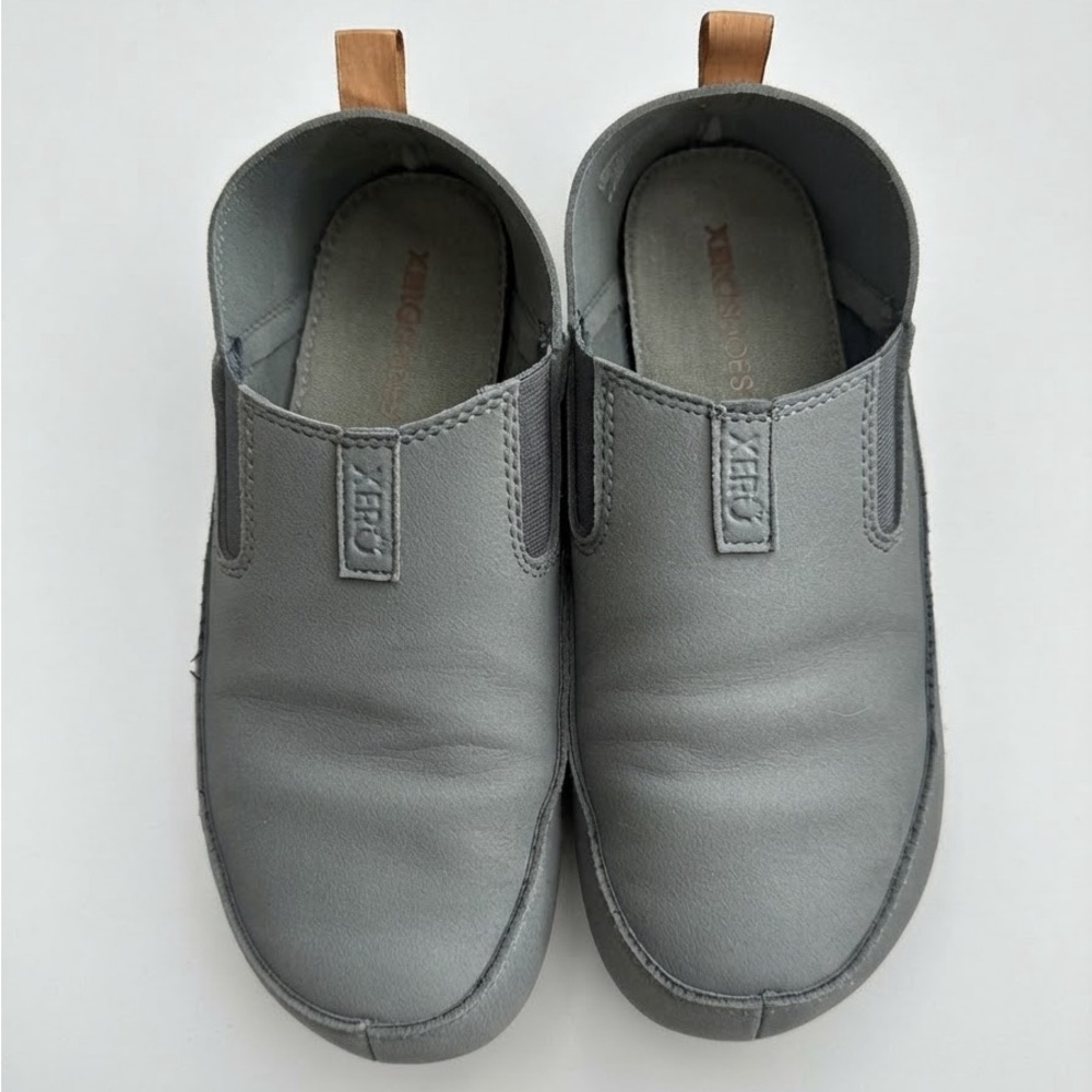 Xero Shoes Sunrise Gray Minimalist Barefoot Slip On Loafers Size 8.5
